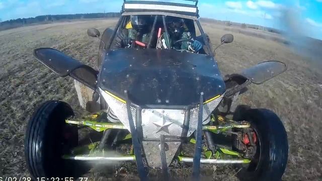 БАГГИ _R481 Работа передней подвески.