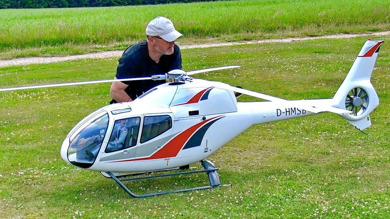 ВАУ !!! ОГРОМНЫЙ RC EUROCOPTER EC-120 B COLIBRI