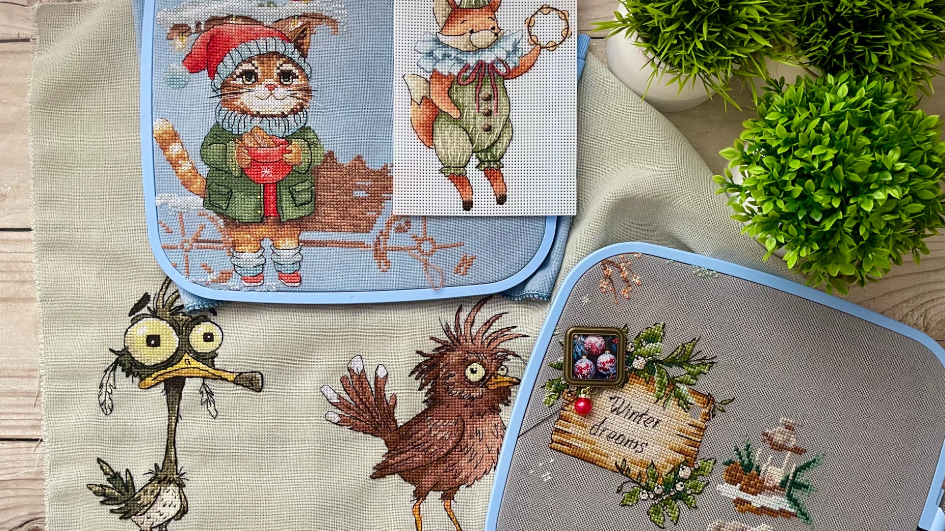 32. Финиши птицы от Ксю и винтажной Лисички! Планы на весну