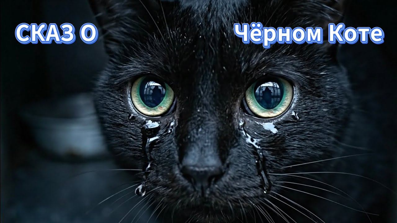 Сказ о Чёрном Коте - кот Флин живёт в приюте, но что, если открыть вольер и выпустить кота?⬛ ❤️