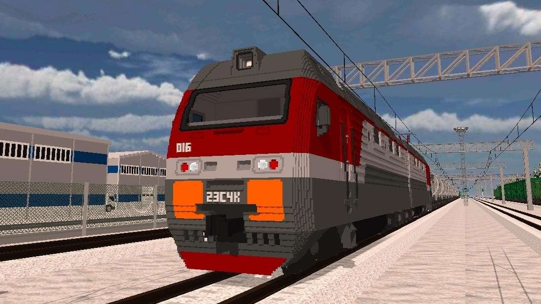 Грузовые поезда в игре SkyRail-2