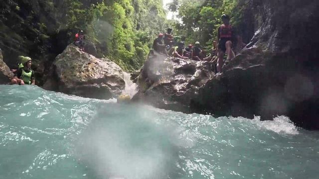 Полное видео каньонинга у водопада Кавасан с GoPro.  Ослоб. Филиппины