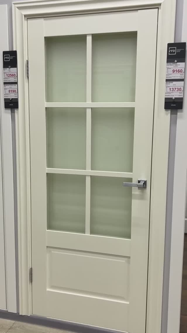 Межкомнатные двери ВФД ER2 Midwhite WC. ВЛАДИМИРСКАЯ ФАБРИКА ДВЕРЕЙ.