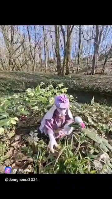 Моя зайка Глаша в лесу