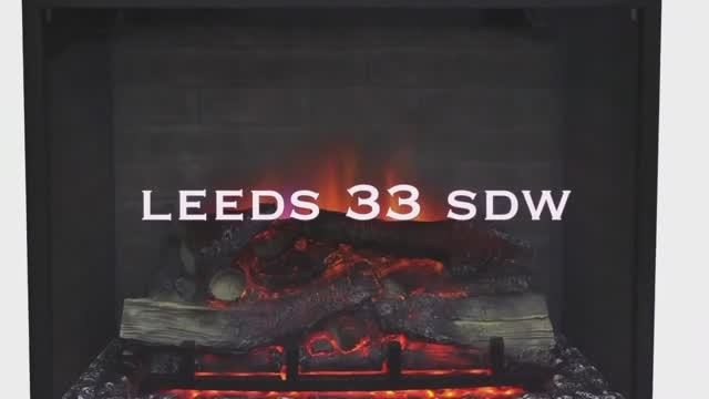 Электрический очаг Leeds 33 SDW