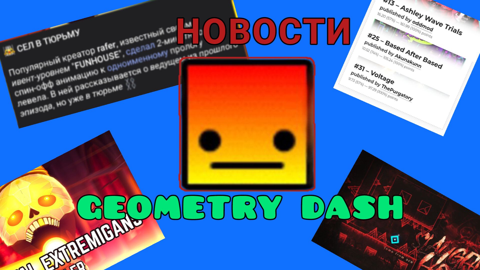 НОВОСТИ В GEOMETRY DASH!!
