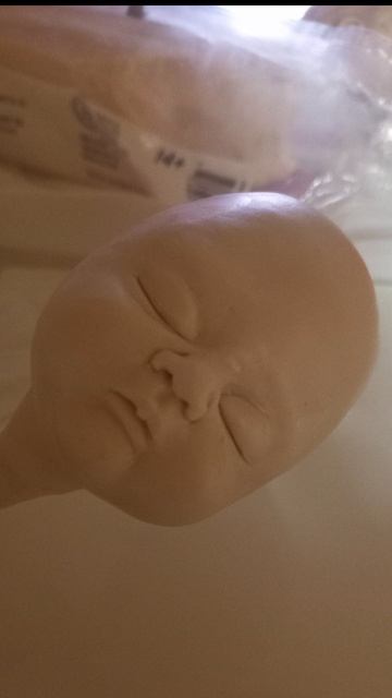 кукла младенец из полимерной глины/мини реборн