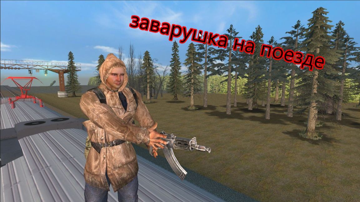 заварушка на поезде