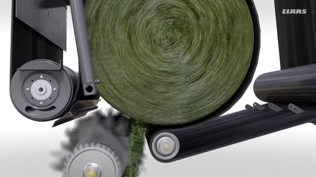 Как работает клаас вариант 480 /Claas Variant 480