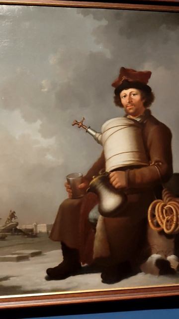 Продавец сбитня. Б.Петерсен. С-П., 1796. Холст, масло.