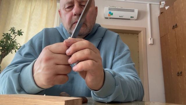 N 207. Клинок из полосы OPM53 от Сергея Бурова. Ну очень крепкая сталюка