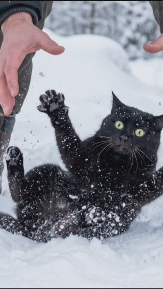 Кот Флин живёт в приюте🐈⬛ Черный Кот❤️🐈⬛🙏😊 Но что, если открыть вольер и выпустить зверя?🙀