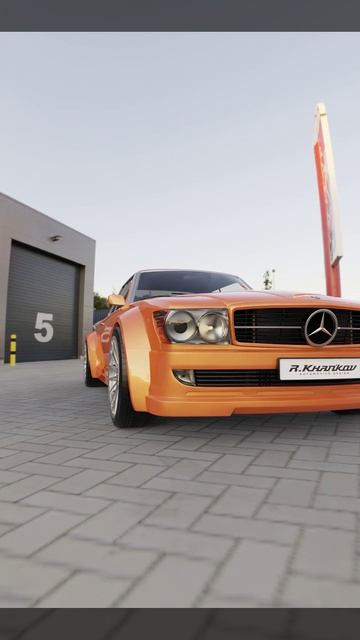 RK Mercedes C107 Wide Body R.1#blender #3d #project #custom #automobile