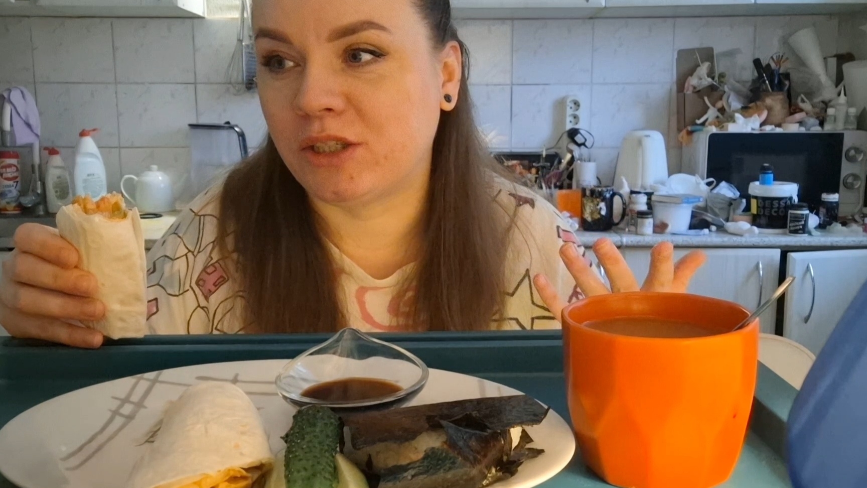 Мукбанг Кофеёк, онигири, сэндвич ролл| Пошлите завракать) #мукбанг #завтрак