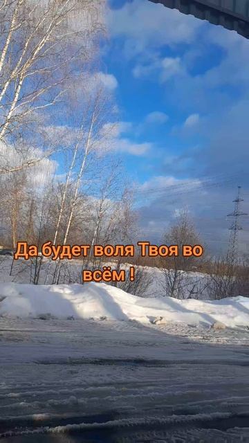 Да будет воля Твоя !