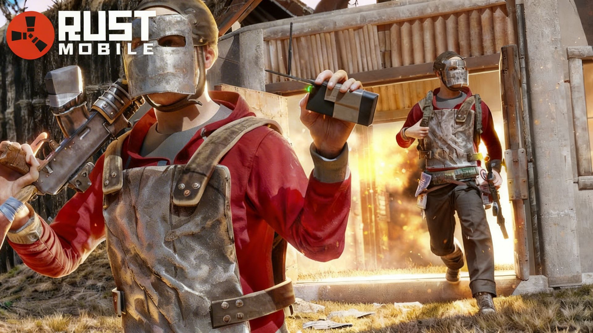 RUST MOBILE - АУТПОСТ / НЕФТЕВЫШКА / ПОРТ. РАСТ МОБАЙЛ.