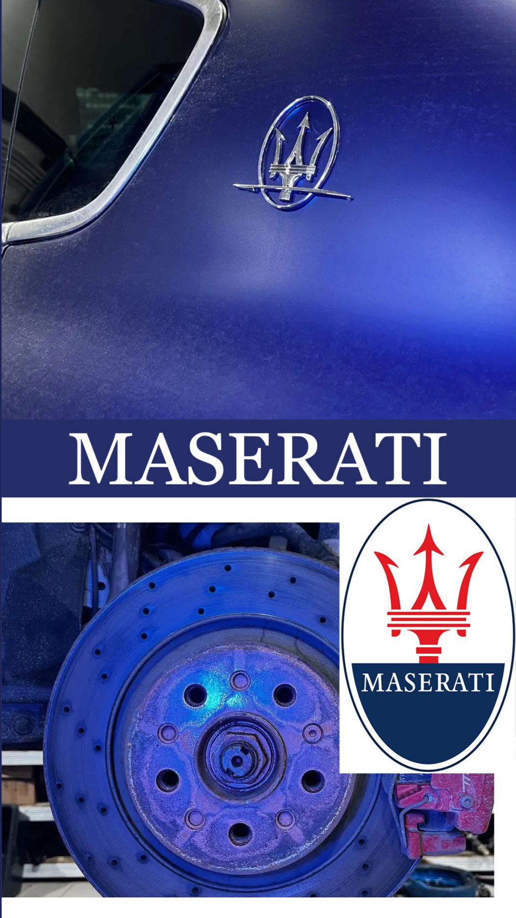 Maserati Levante ремонт амортизаторов