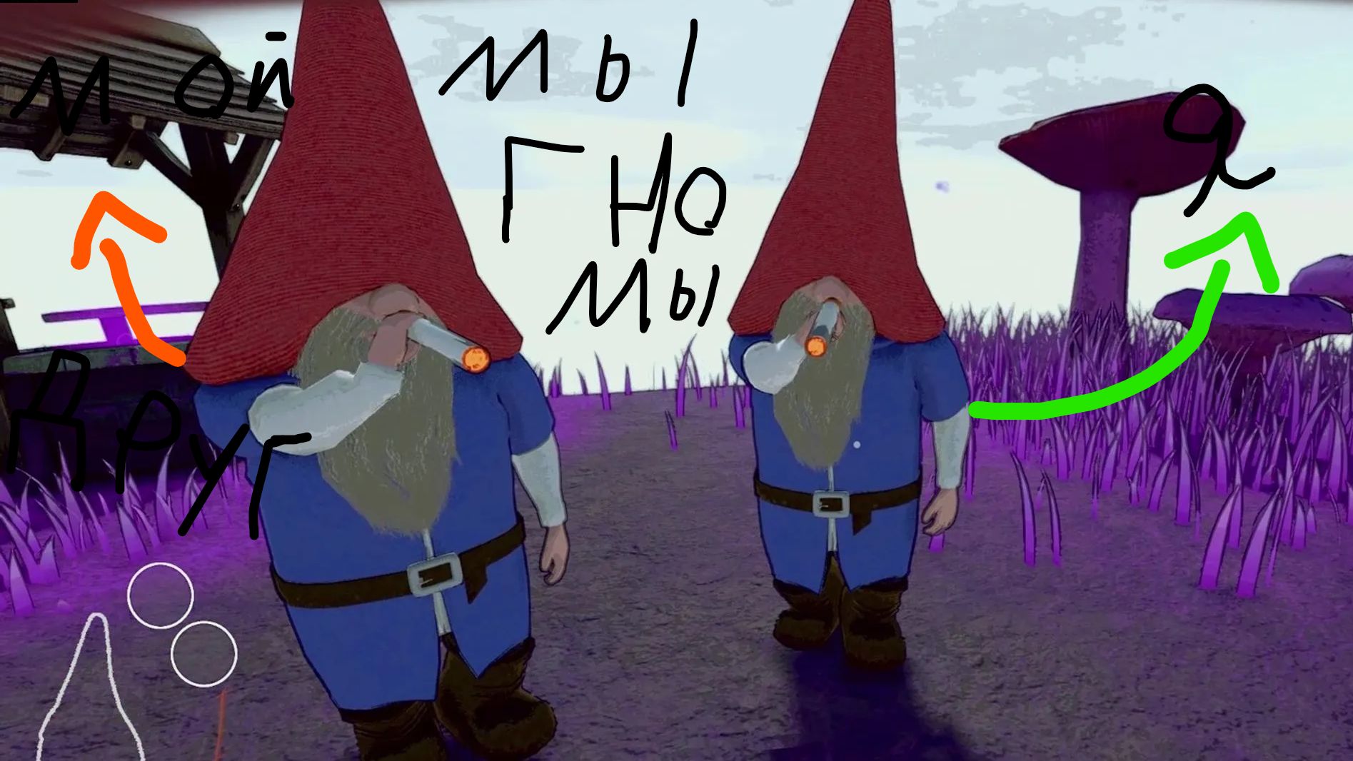 Burglin' Gnomes с другом ( 1 часть )