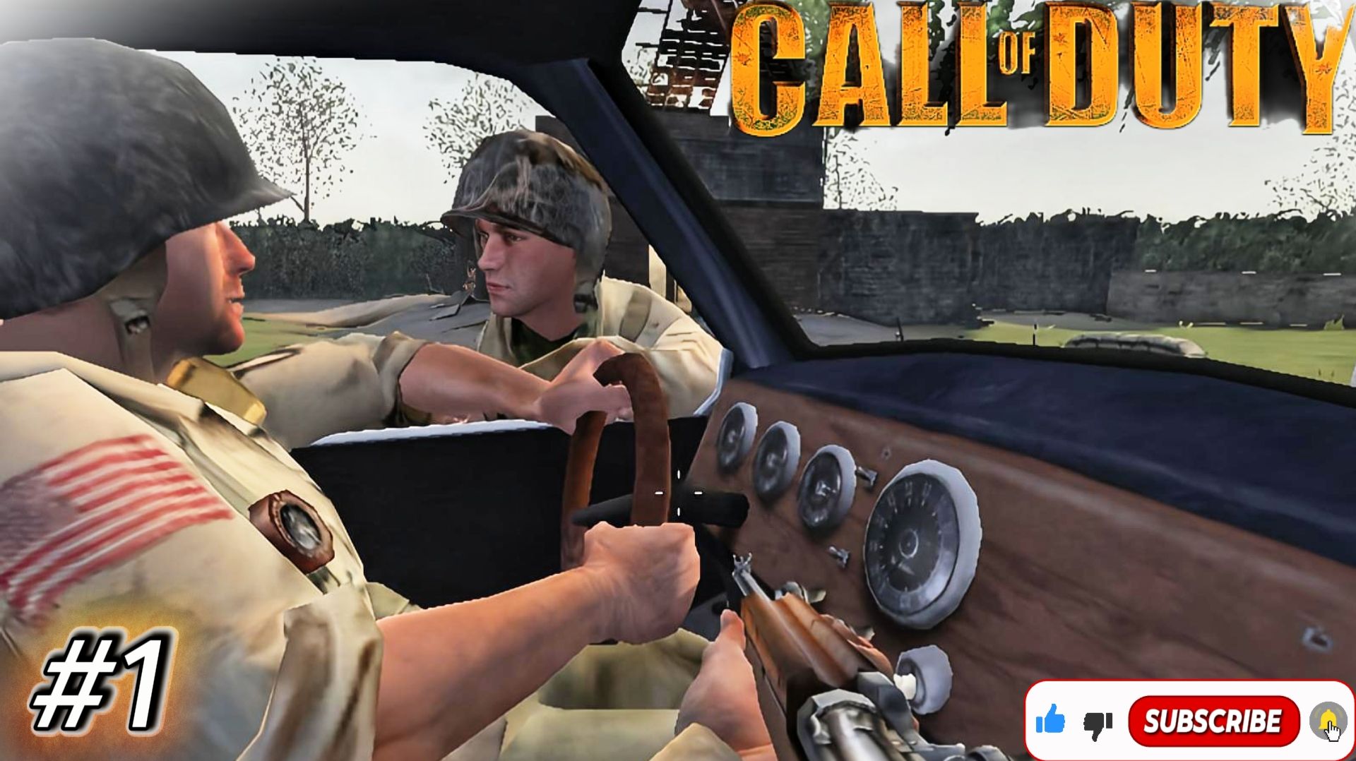 Call Of Duty 1 | Прохождение Часть-1 | #callofduty1