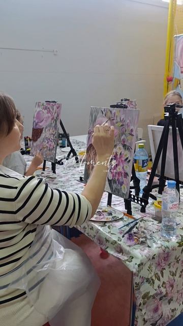 Весенний сюжет на холсте