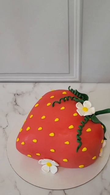 3d торт клубника 🍓