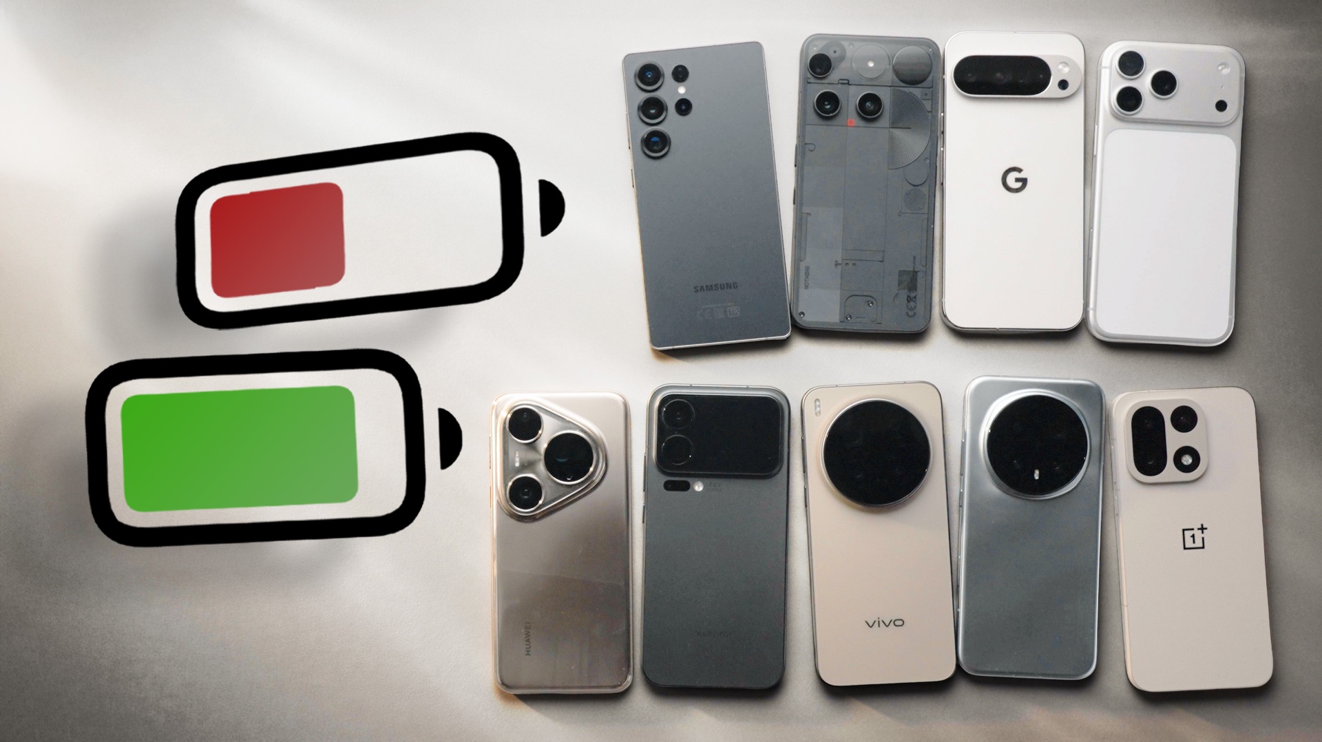 Большой тест кремний-углеродных батарей в сравнении с обычными (китайцы Vs IPhone и Samsung)