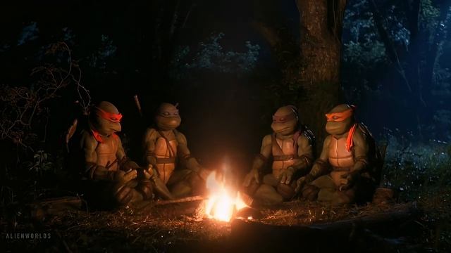 Teenage Mutant Ninja Turtles (1990) _ Campfire Meditation _ Ambient Soundscape