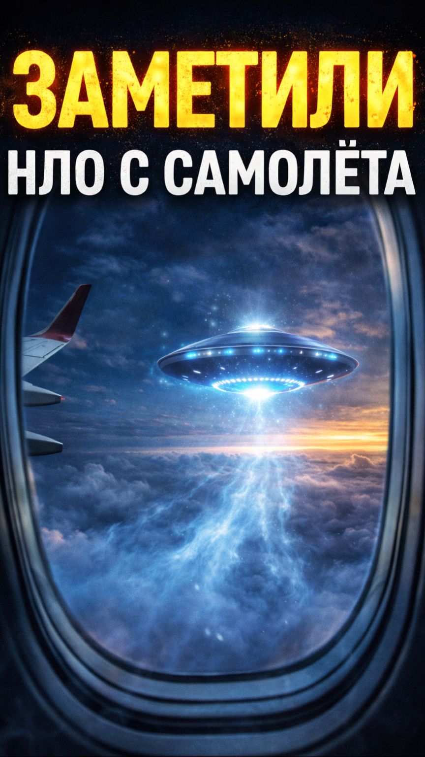НЛО замечен С Борта Самолета