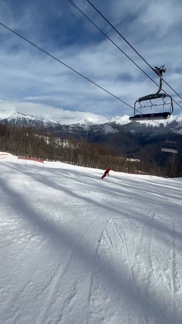 Докатываем снег #сноубординг #катаемся #снег