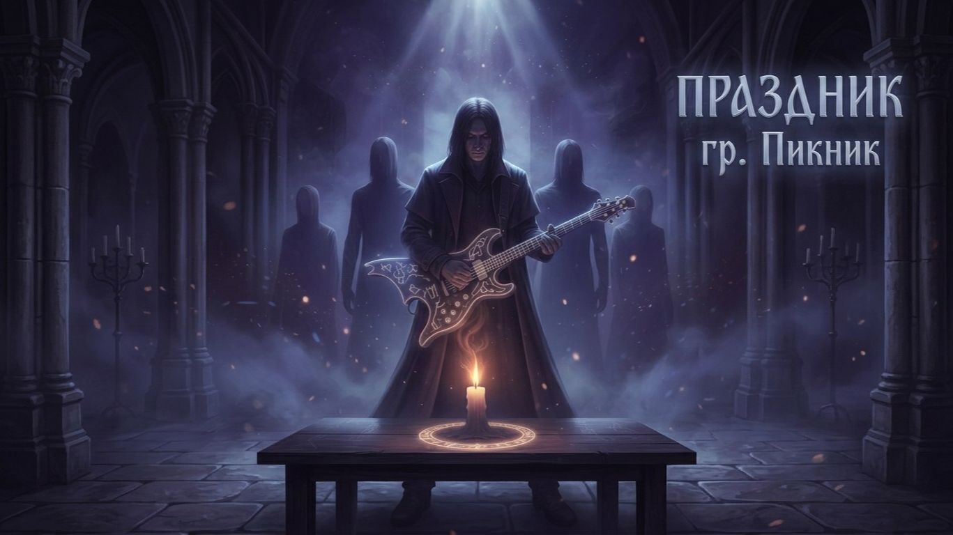 Группа Пикник — Праздник (клип на нейросети Шедеврум) // Мистика 80-х