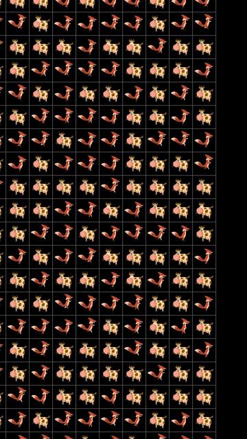 Игра лисы-коровы. Поле заполнено полностью :)