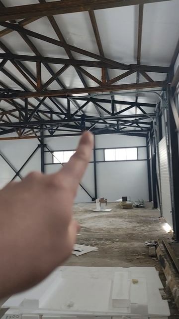 Автосервис СТО из сэндвич-панелей 25х16. Часть 77.