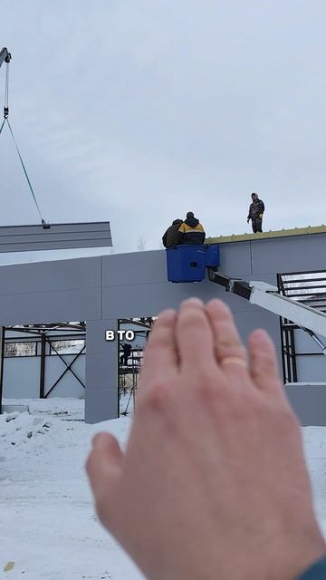 Автосервис СТО из сэндвич-панелей 25х16. Часть 70.