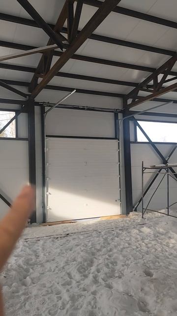 Автосервис СТО из сэндвич-панелей 25х16. Часть 73.