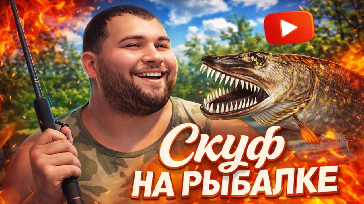 Скуф на рыбалке