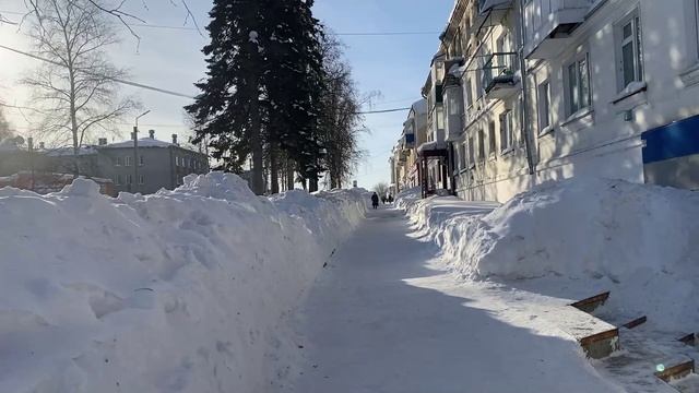 Влог: Погода в нашем городе Тайга. Прогулки зимой.