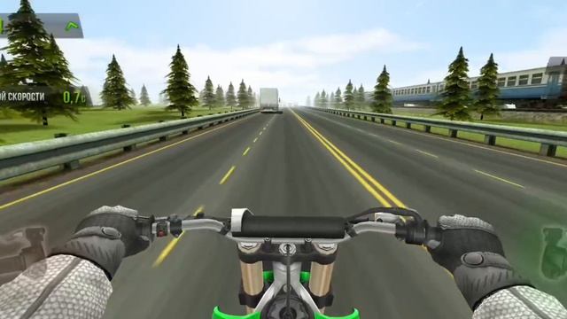 езжу на мотоцикле в игре