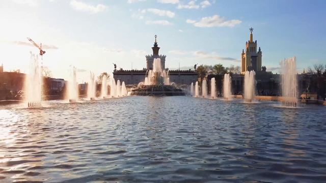 Moscow Walk. Spring At VDNKh. All-Russia Exhibition Centre, Botanical Garden.