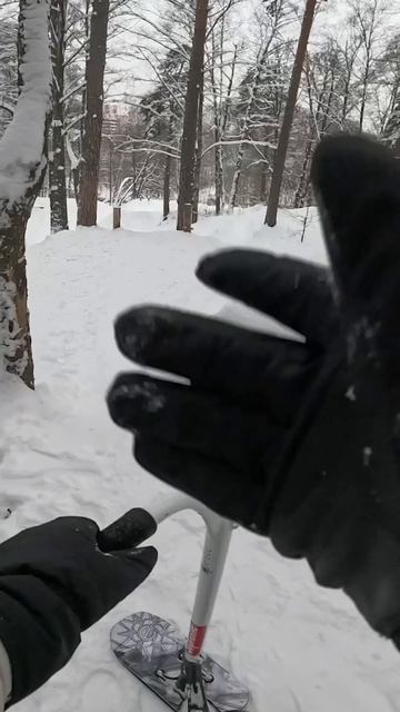 ЛЮТАЯ КАТКА НА СНЕЖНОМ САМОКАТЕ