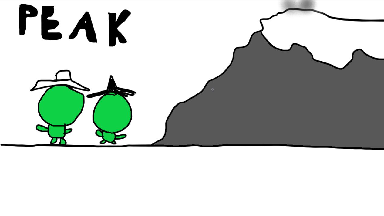 PEAK с другом.взбрались на гору