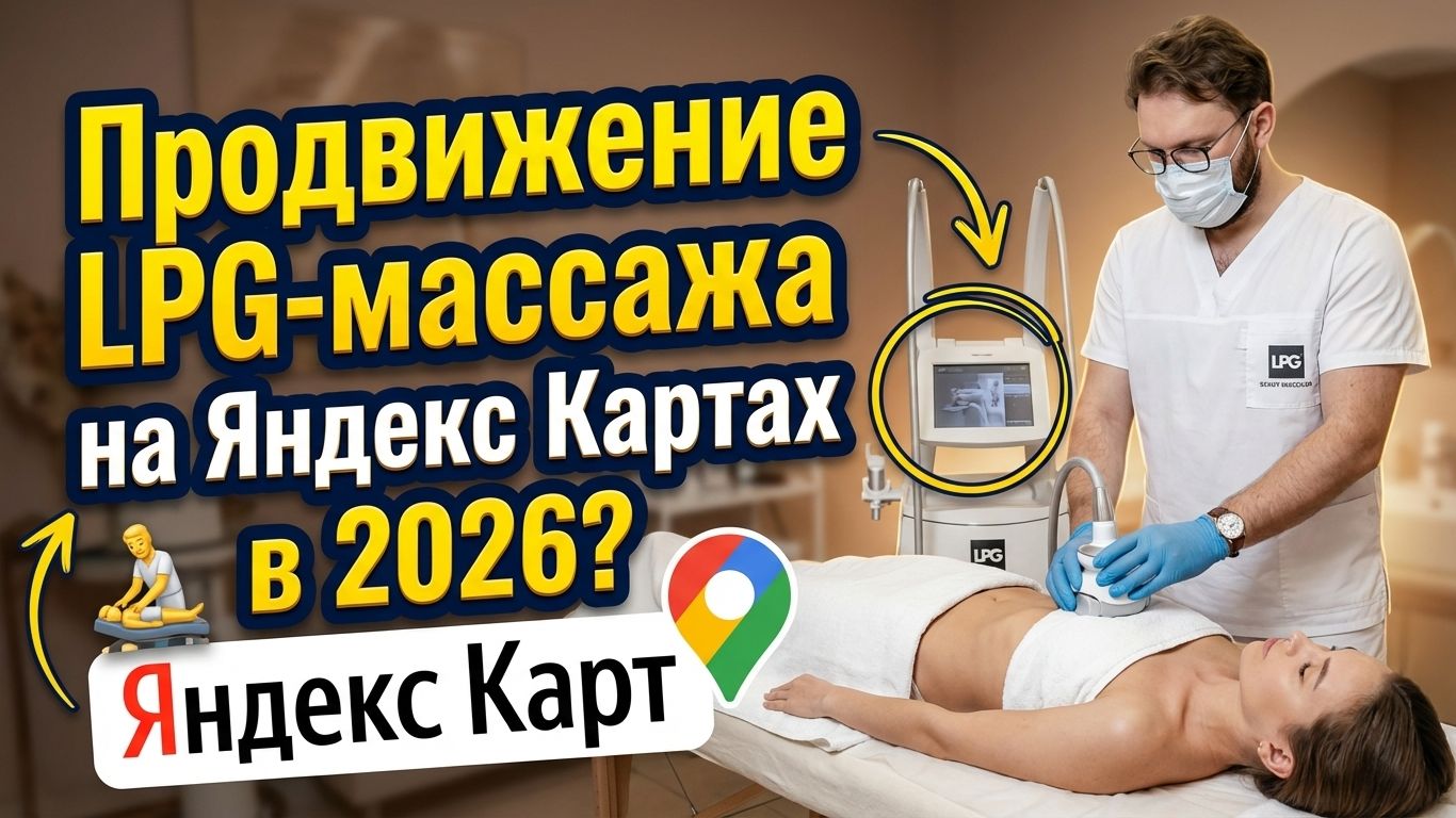 Как продвигать LPG-массаж на Яндекс Картах в 2026 году?