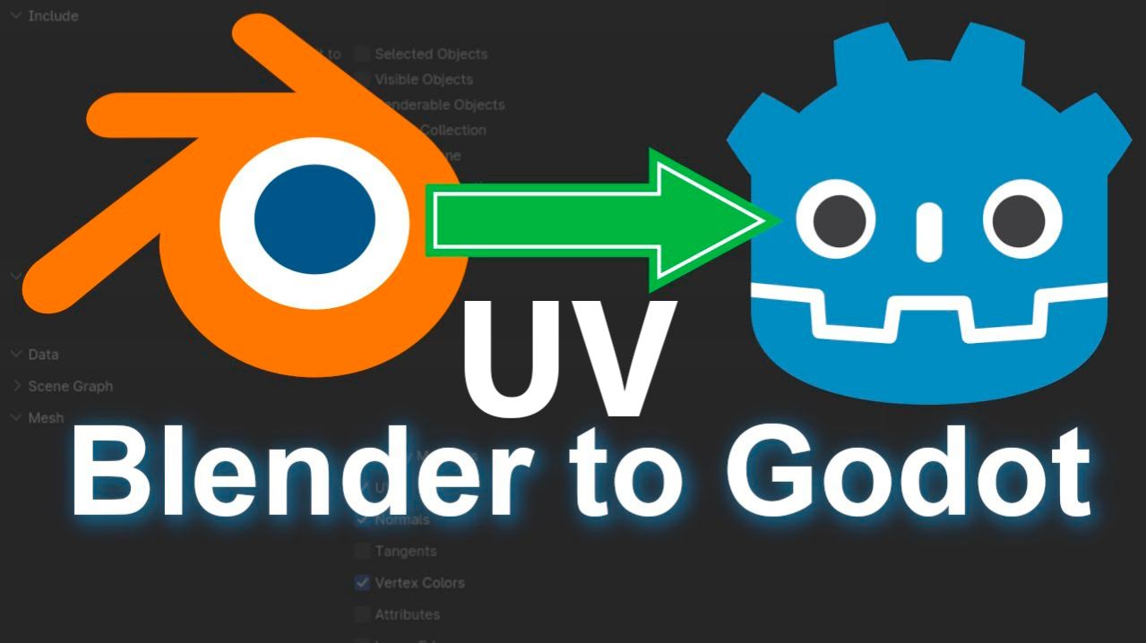 Addon Export Blender To Godot UV