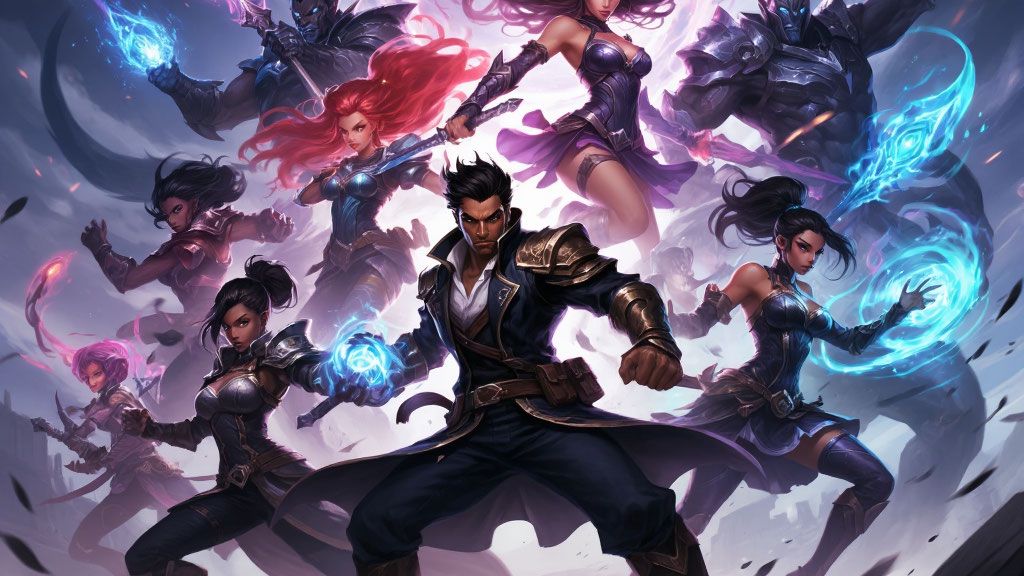 League Of Legends поехали в лес за орехами