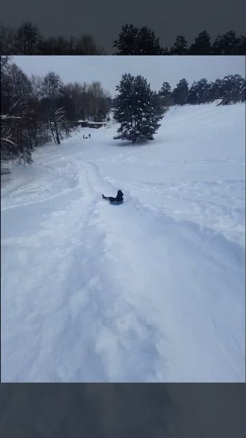 Катание на ватрушке