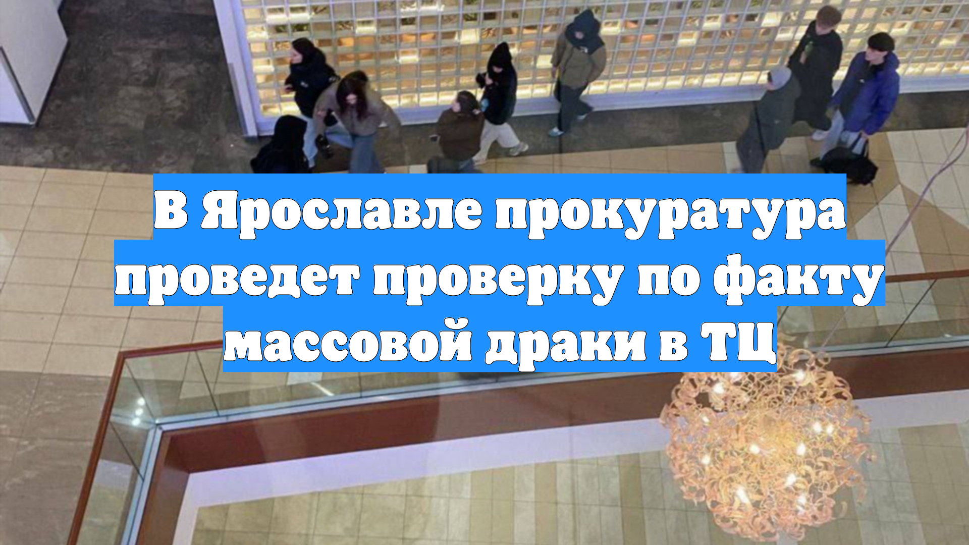 В Ярославле прокуратура проведет проверку по факту массовой драки в ТЦ
