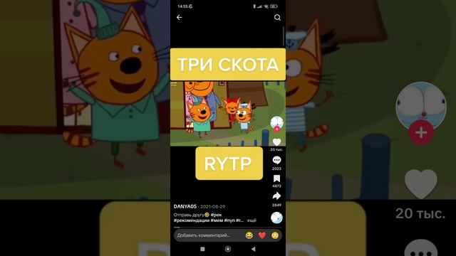 три кота RYPT подшишисссссь!