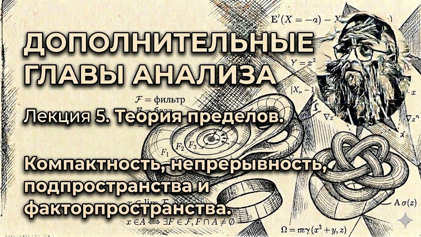 Лекция 5. Теория пределов. Компактность, непрерывность, подпространства и факторпространства.
