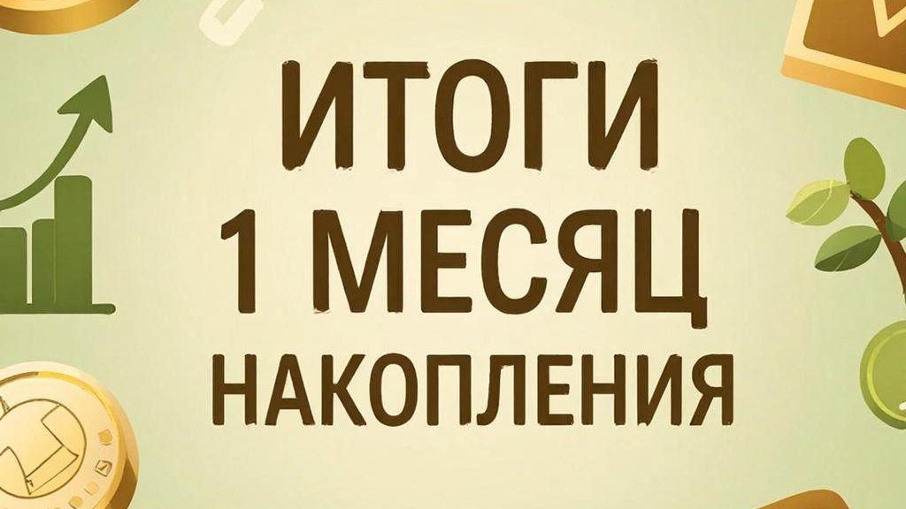 Итоги 1 месяц  накоплений