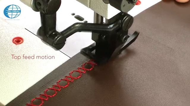 Global OS 7707 двухигольная швейная машина для декоратиных швов