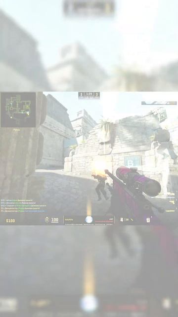 Я В АХЕРЕ В СЛЕПУЮ НОУЗУМОМ #cs2 #shorts